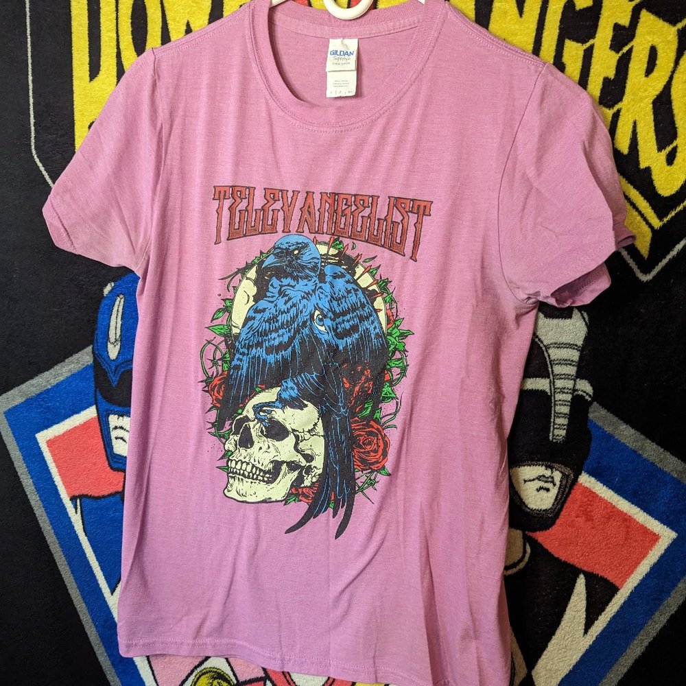 Televangelist Band Pink T-Shirt size Small